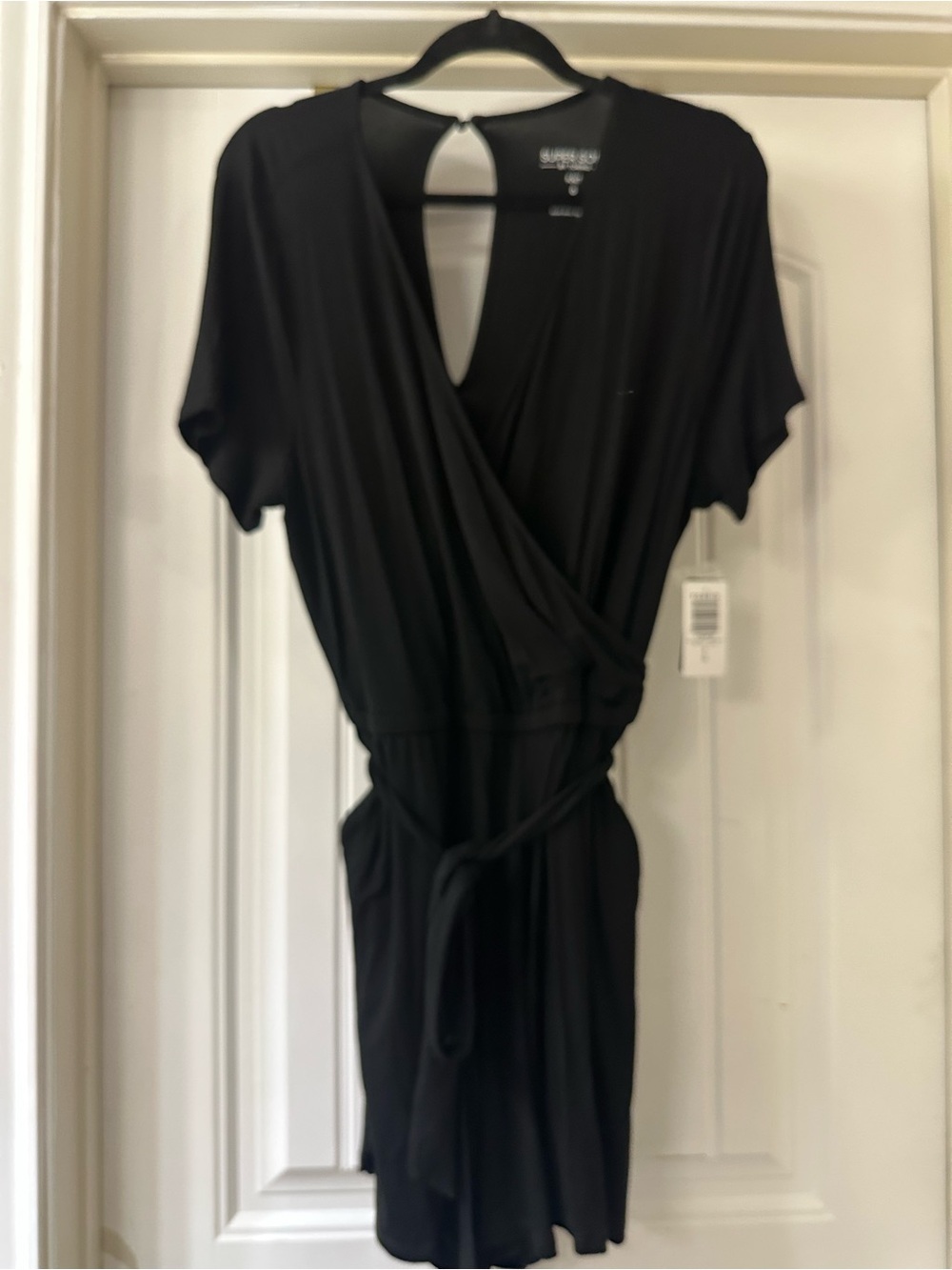 New Torrid Romper Size 0 Solid Black L - Picture 4 of 6